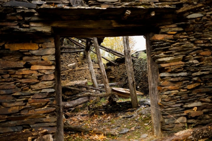 Pueblos negros molino abandonado