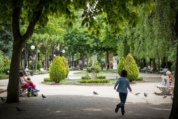 Un parque donde perderse cada tarde.