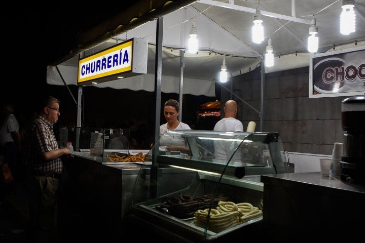 Los churros, toda una tradición. Verbena de la Magdalena. Foto: Manuel Ruiz Toribio.