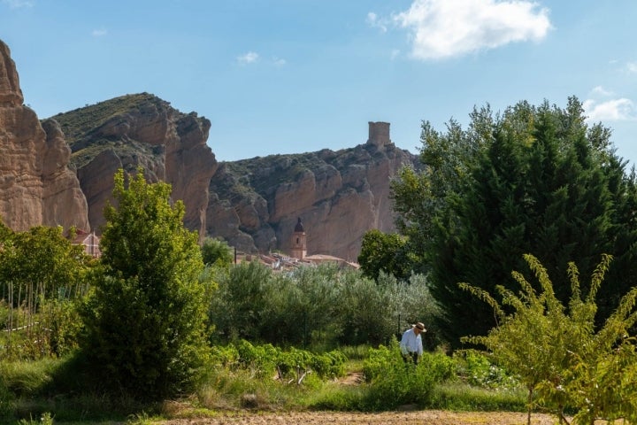 Vista de la atalaya de Quel