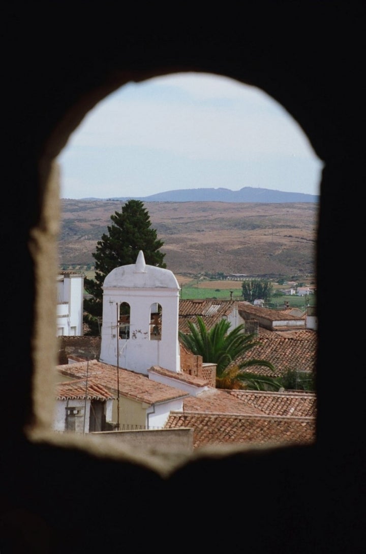 Vista desde el castillo de San Nicolás de Bariloche, Coria. Foto: Karpint.