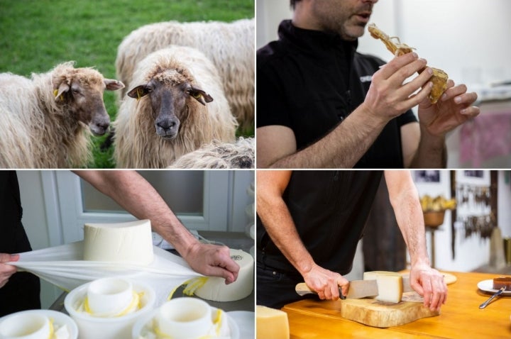 Ruta por el Goierri (Gipuzkoa): proceso elaboración queso Idiazabal de la quesería 'Ondarre' (Segura)