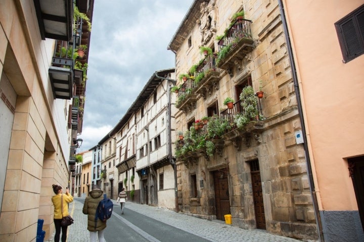 Ruta por el Goierri (Gipuzkoa): calles de Segura