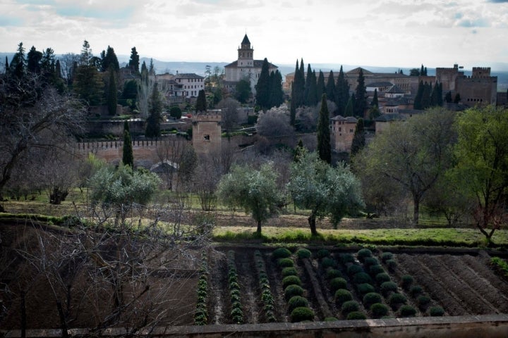 huertos generalife alhambra granada