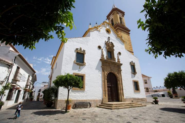 La iglesia de Los Remedios.