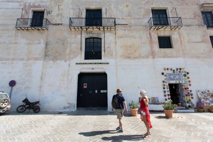 El antiguo ingenio azucarero de Frigiliana.