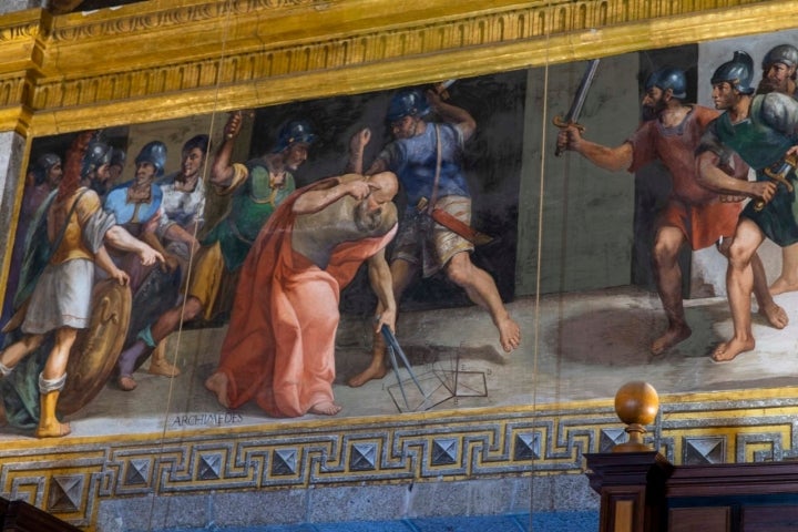 arquimedes biblioteca el escorial