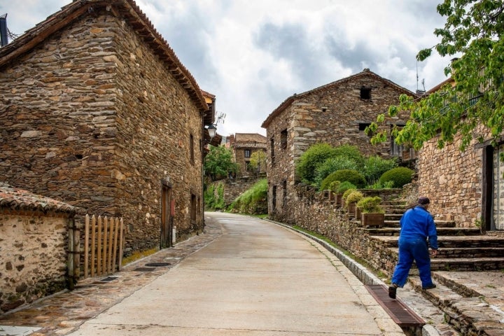 Las calles del pueblito están cuidadas.