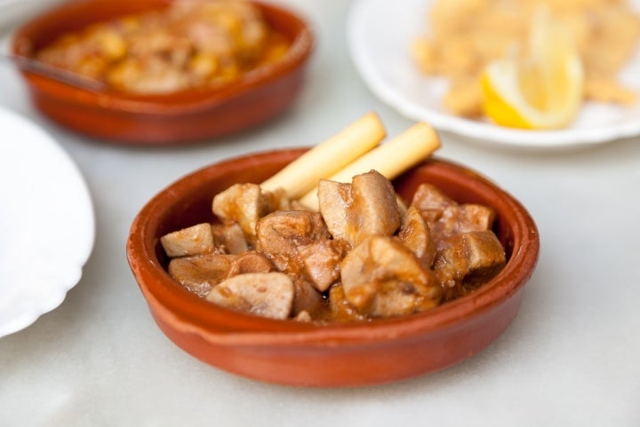 Tapa de Riñones al Jerez. Foto: Alberto Criado