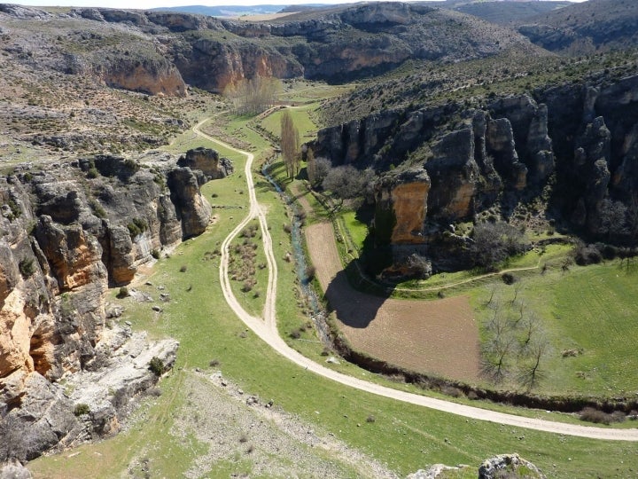 Cuenca - Paisaje desde el cerro de Santa Catalina en Valeria