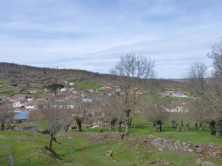 Vista general de Calzada de Bejar desde el fortín romano, Foto: Pacorro39 vía Wikipedia / CC BY-SA.