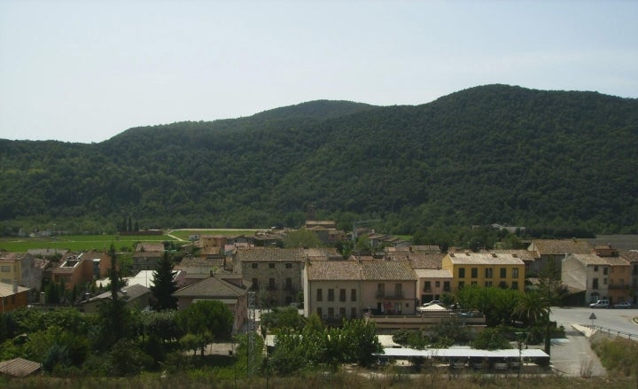 Vista panorámica de Argelaguer, en La Garrotxa. Foto: Puigalder vía Wikipedia