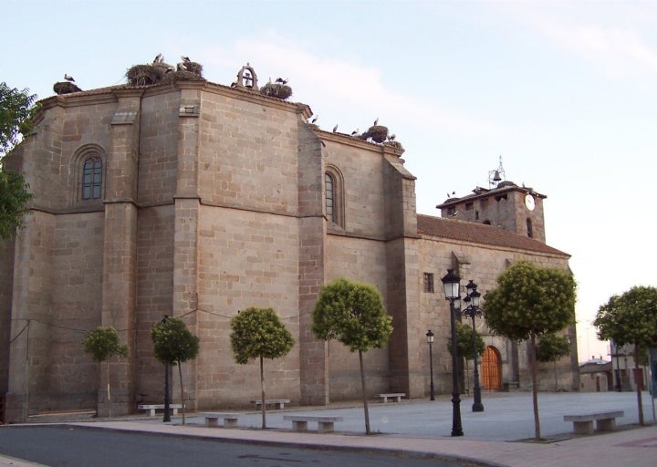 Iglesia de la Virgen de las Nieves de esta localidad salmantina. Fotografía: Inmaculada Salinero Nieto. Cortesía del Ayuntamiento de Alaraz.
