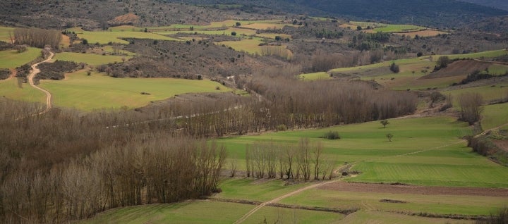 Paisaje de La Alcarria, donde se encuentra Alaminos. Foto: Miguel. (respenda) vía Visual Hunt