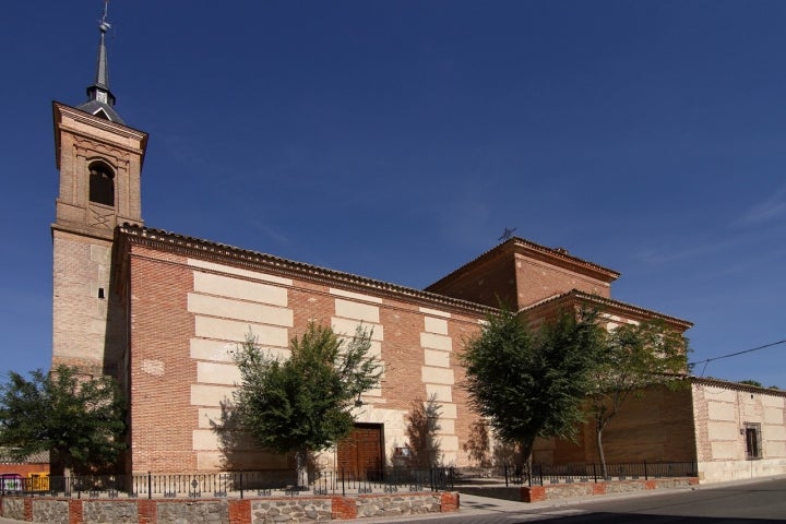 Iglesia de San Esteban en Lominchar. Foto: Malopez 21 vía Wikipedia / CC BY-SA