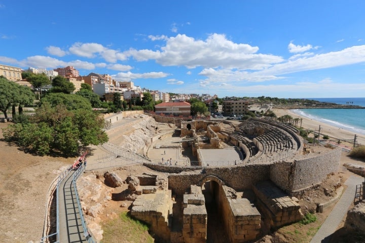 Vista del Anfiteatro romano de Tarragona. Fotografía: jafsegal vía Visual Hunt.