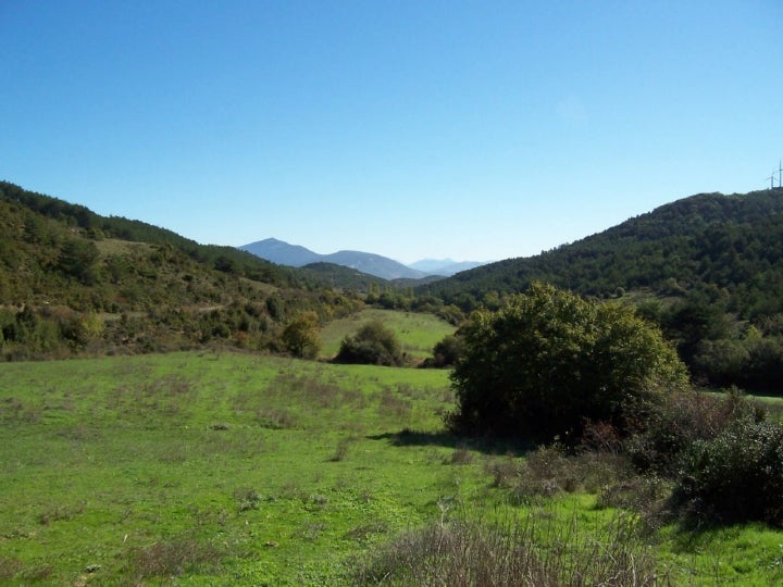 Vista del alto de Aibar desde Leache. Foto: Specialkil vía Visualhunt / CC BY-SA