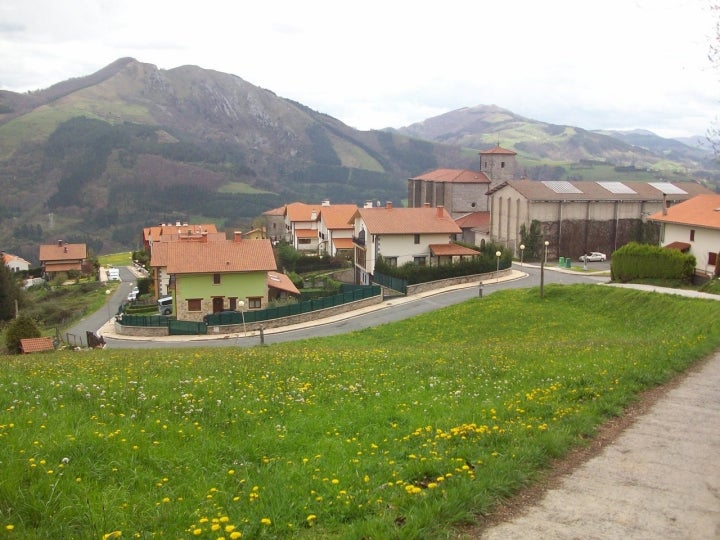 Vista panorámica de Hernialde, en el valle del Oria. Foto: Euskaldunaa vía Wikipedia