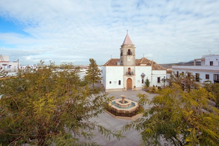 Iglesia de Nuestra Señora de la Hiniesta, en Paterna de Rivera. Fotografía: Cortesía Diputación de Cadiz.