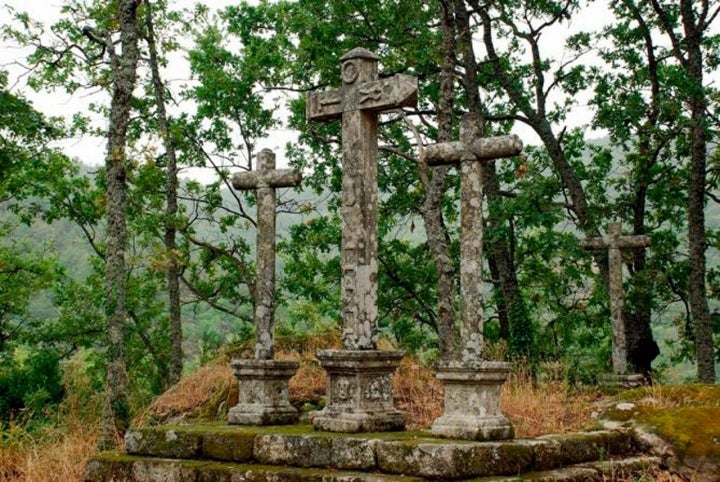 Calvario en Las Casas del Conde. Foto: Jarana vía Wikipedia / CC BY-SA.