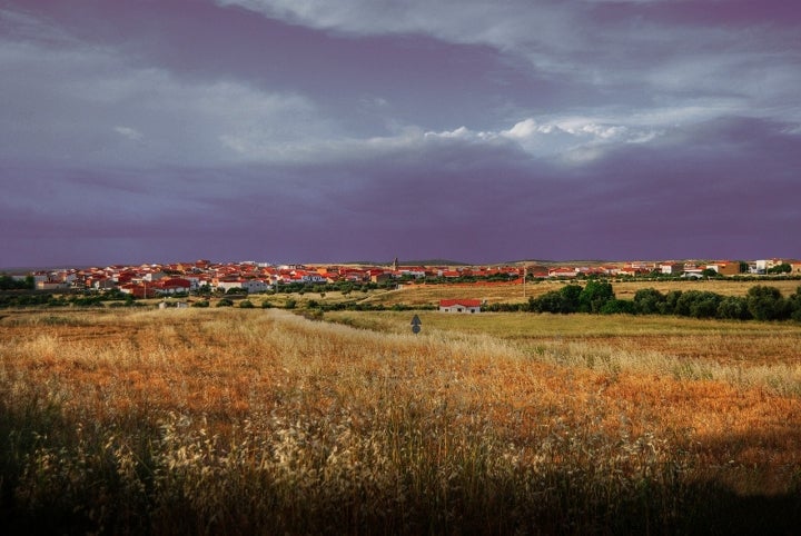 Vista panorámica de los alrededores naturales de Higuera de la Serena. Fotografía: Prohiguera vía Wikipedia / CC BY-SA.
