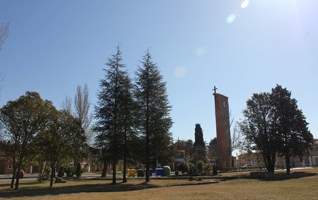 iglesia en Valfonda de Santa Ana. Foto: Cortesía comarca de los Monegros