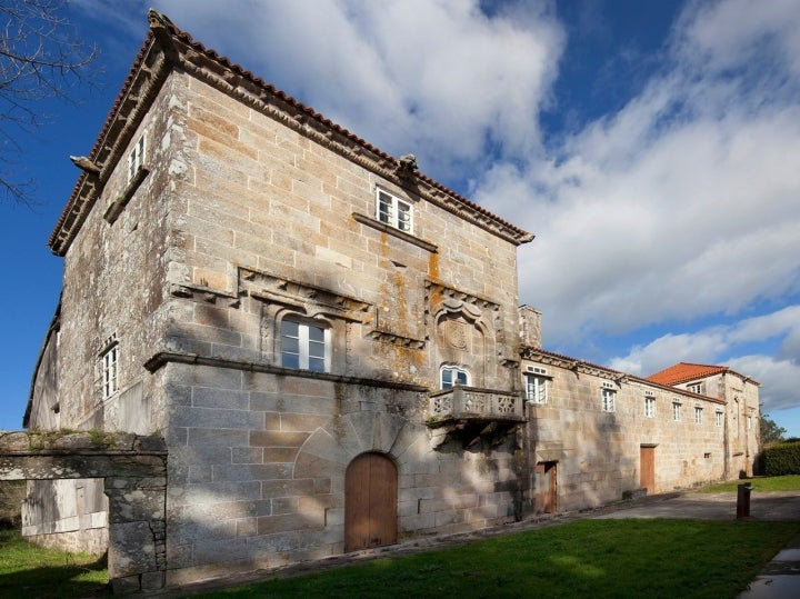 Vista exterior del Pazo de Torres do Allo en Zas. Fotografía: Cortesía Turismo de Galicia.