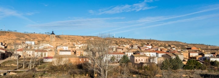 Vista de Fuentelmonge. Foto: Diego Delso vía Wikipedia /CC BY-SA.