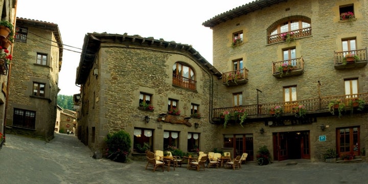 Plaza Mayor de Rupit. Foto: Osona Turisme