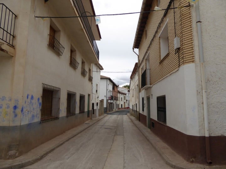 Calles del centro de Villafranca del Campo. Foto: Millars vía Wikipedia / CC BY-SA.