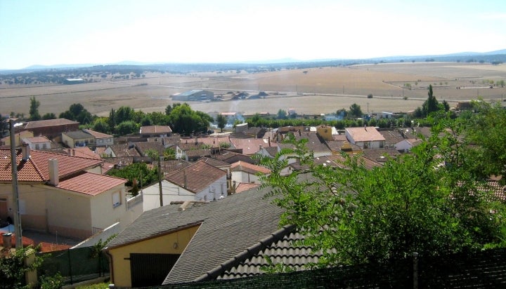 Vista panorámica de Matilla de los Caños del Río. Fotografía: Juan Pablo Zumiel Arranz vía Wikipedia / CC BY-SA.