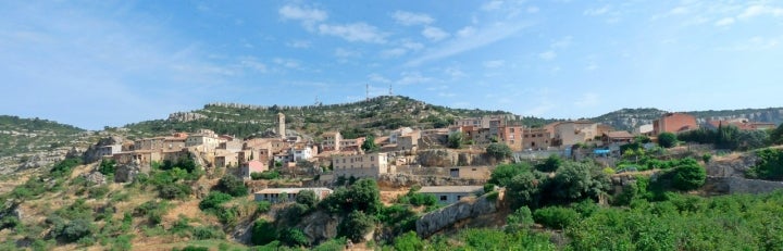 Los alrededores de Vilanova de Prades ofrecen la posibilidad de practicar todo tipo de deportes de naturaleza. Foto Tabalot vía Wikipedia / CC BY-SA.