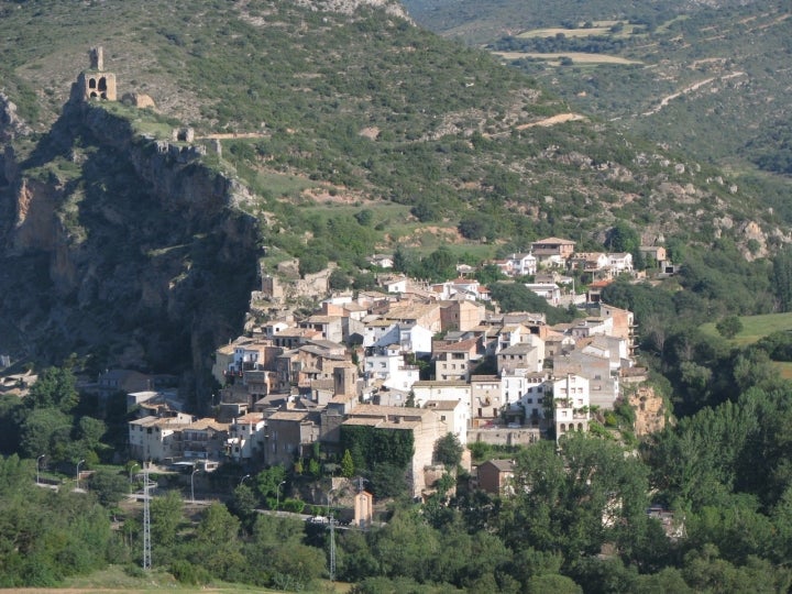 Vista panorámica de Alòs de Balaguer, en el prepirineo. Foto: Lluis Soldevila