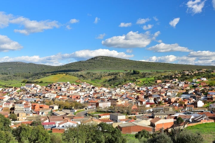Vista panorámica de Horcajo de los Montes