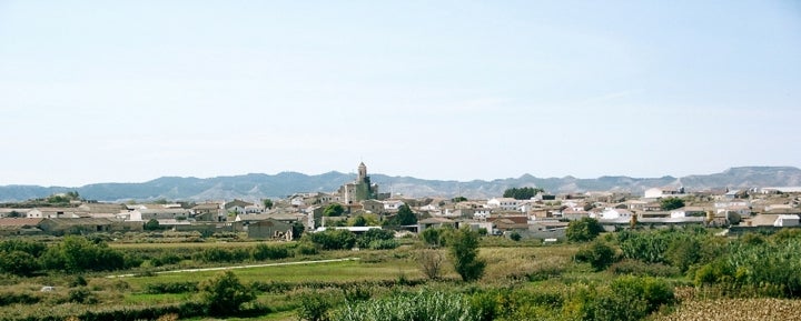 Vista general de Robres. Foto: Cortesía comarca de los Monegros