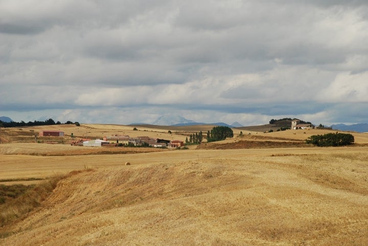 Vista de Olea de Boedo y su entorno. Foto: Valdavia vía Wikipedia / CC BY-SA