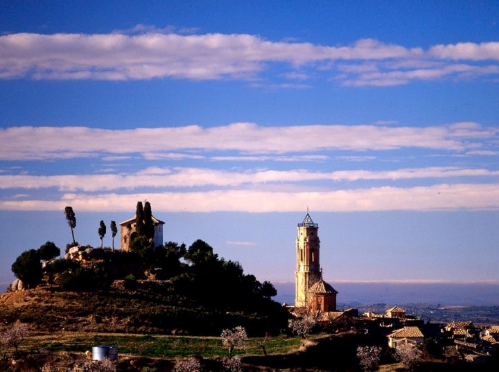 Vista general del pueblo. Fotografía cortesía Comarca del Bajo Aragón