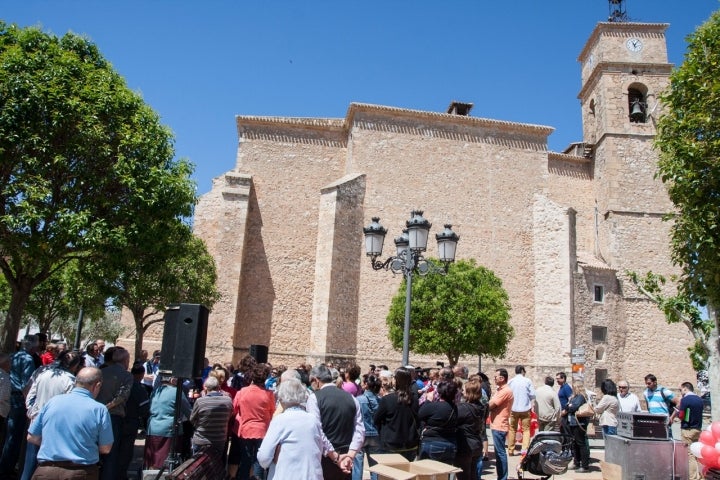 Iglesia de Santiago Apóstol en Villanueva de Alcardete. Foto Emiliano García-Page vía Wikipedia