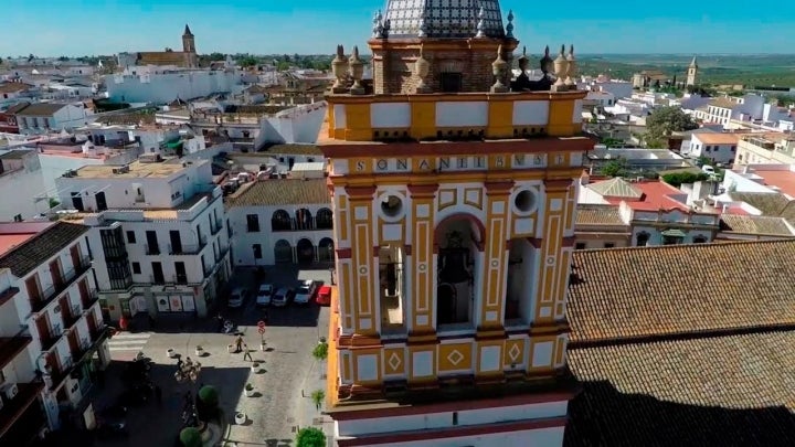 Campanario de la Iglesia de Santa María, uno de los emblemas del municipio.