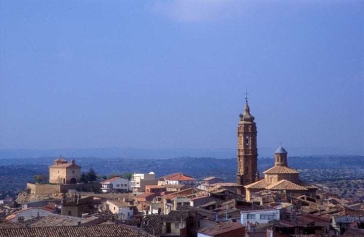 Vista aérea. Fotografía cortesía Comarca del Bajo Aragón.