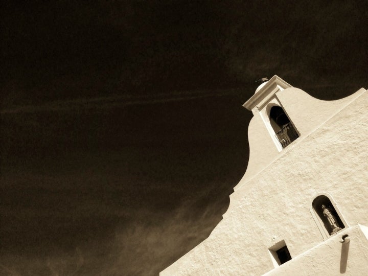 Campanario de la Iglesia de Sant Rafel. Foto:  Ferran Nogués via Visual hunt /  CC BY-SA