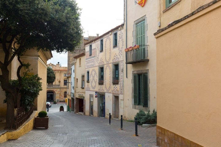Perspectiva de una de las calles de Vilassar de Dalt. Fotografía: Comarca Maresme.