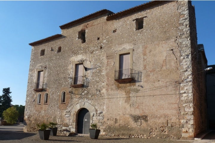Casa de los Marqueses de Vallgornera, edificio señorial emblemático de este municipio. Fotografía: Tabalot vía Wikipedia / CC BY-SA.