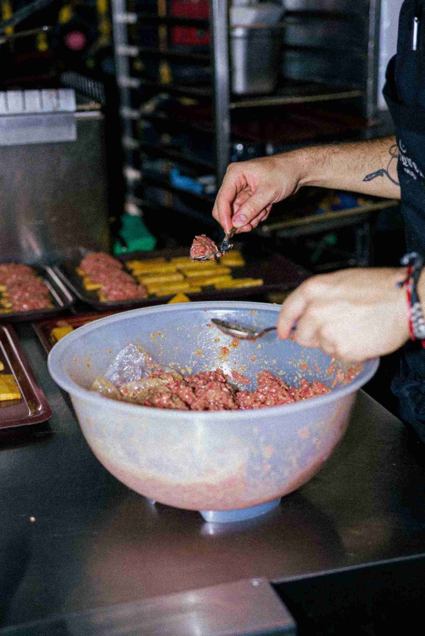 preparación entrantes