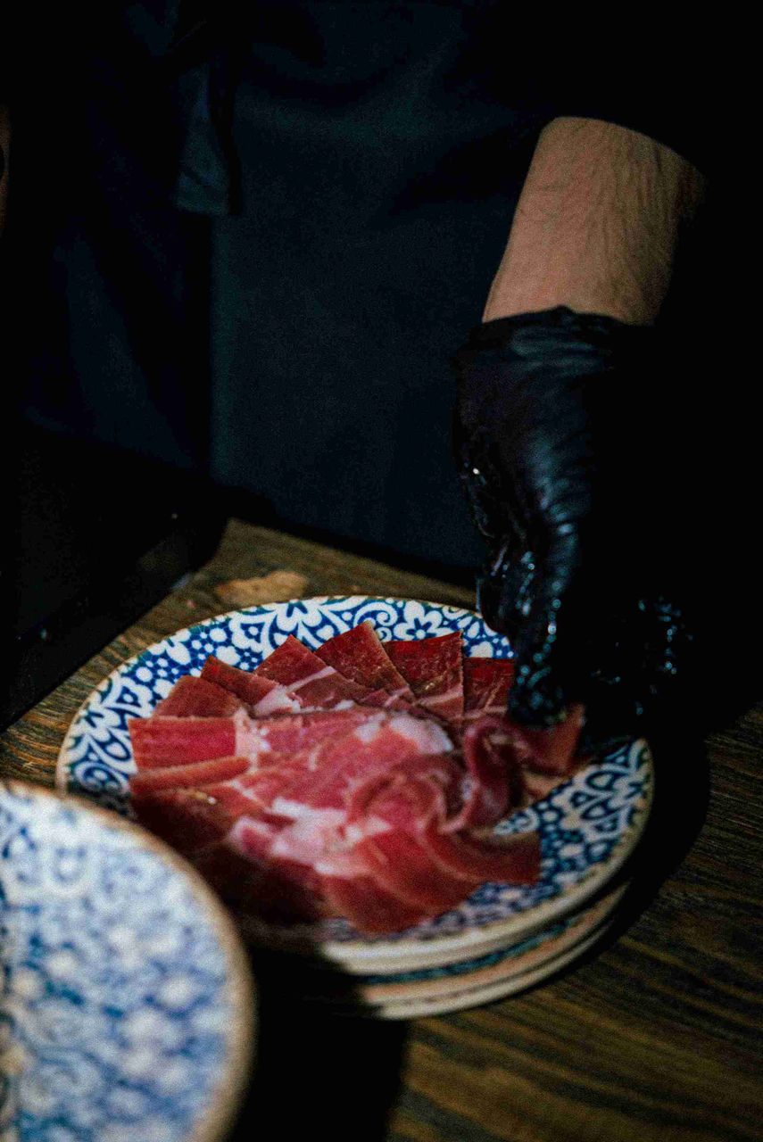 encuentro en La Flor de Lis - tapa de jamón