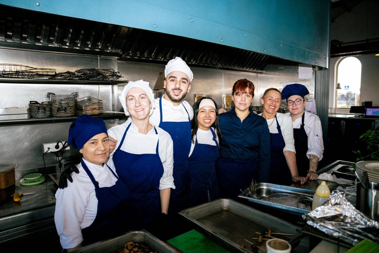 cocineros que formaron parte del evento en Santander